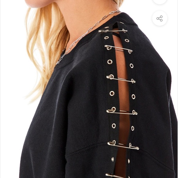 LF safety pin sweatshirt - Picture 3 of 8